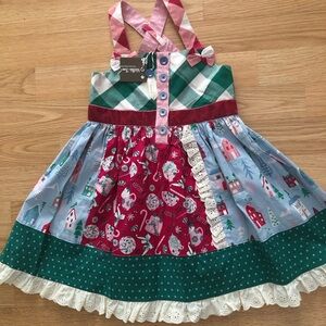 New “Matilda Jane” dress size 4 with tag and extra button